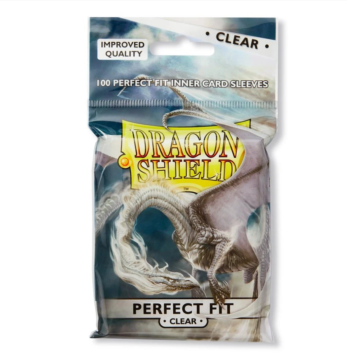 Dragon Shield - 100 Sleeves - Perfect Fit size - Toploading - Clear