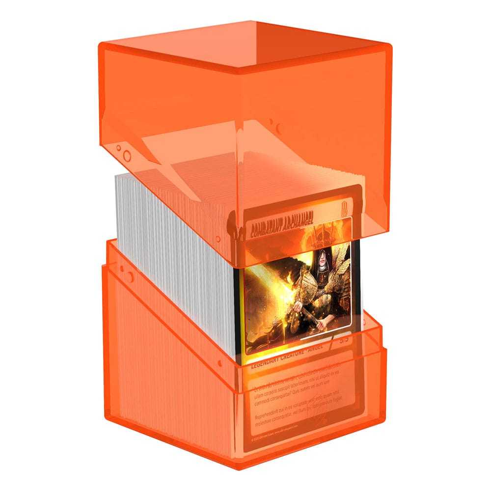 Ultimate Guard - Boulder Deck Case 100+ Standard Size Clear - Poppy Topaz