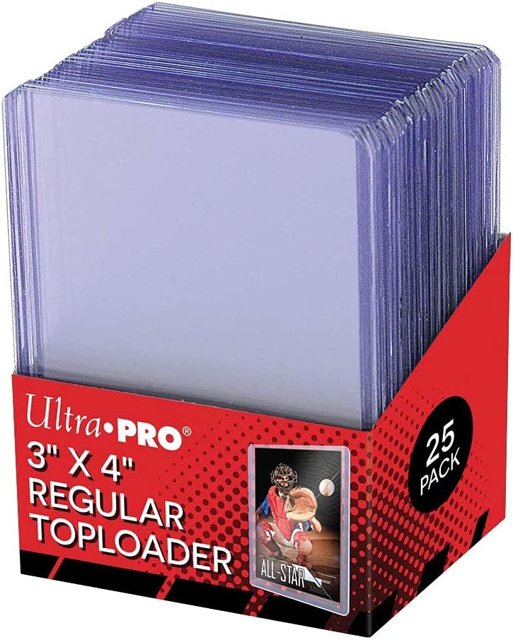 Ultra Pro - 3" x 4" Clear Regular Toploader (25 pieces)