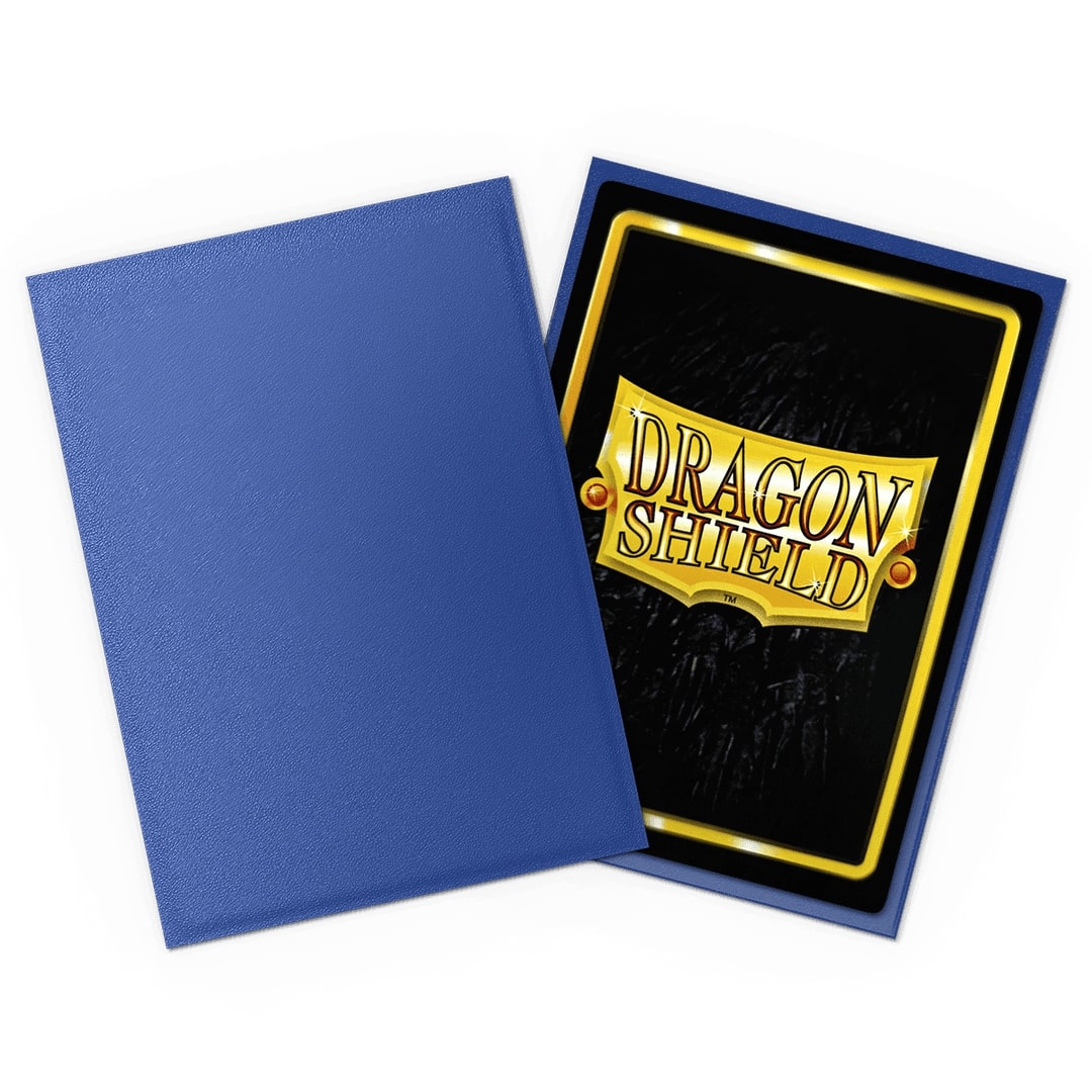 Dragon Shield - Non-Glare Standard Size Sleeves - Matte Blue (100 Sleeves)