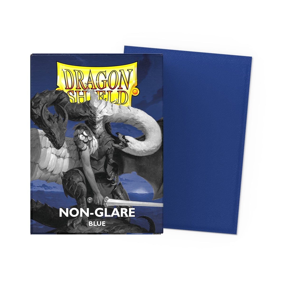 Dragon Shield - Non-Glare Standard Size Sleeves - Matte Blue (100 Sleeves)