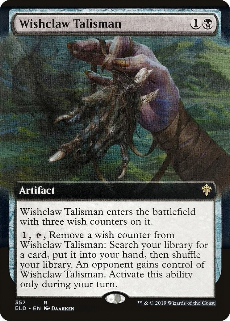 Wishclaw Talisman - Throne of Eldraine (Alt art, Foil)