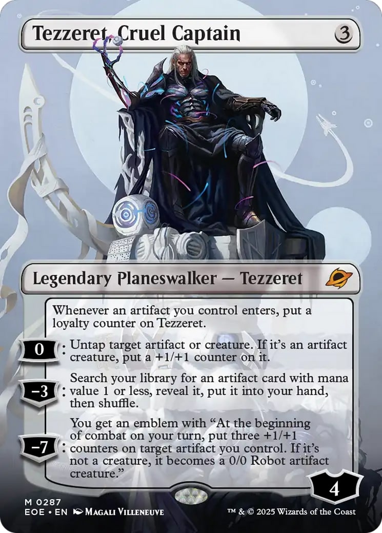 Tezzeret, Cruel Captain - Borderless (Foil)