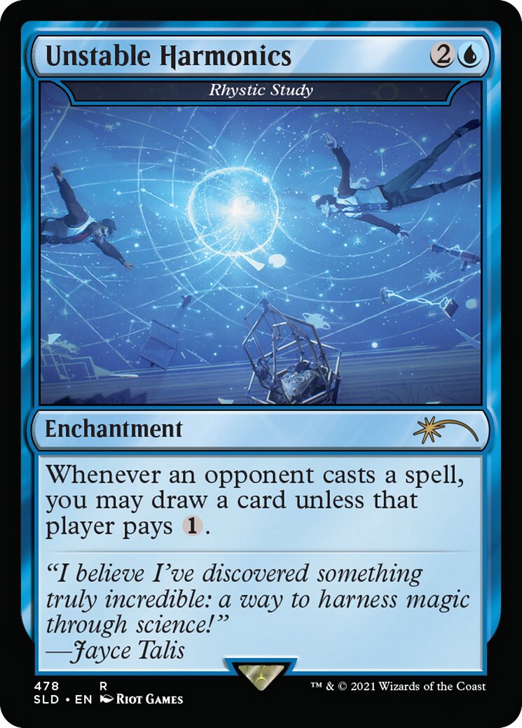 Rhystic Study / Unstable Harmonics - Secret Lair Drop