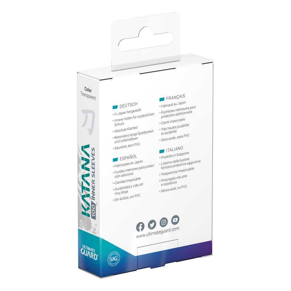 Ultimate Guard - Katana Inner Sleeves Standard Size Transparent (100)