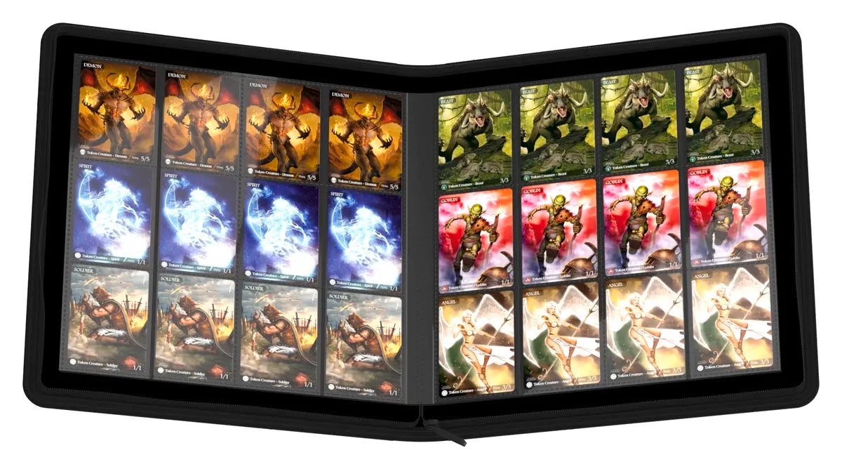 Ultimate Guard - Zipfolio 480 - 24-Pocket XenoSkin (Quadrow) - Black