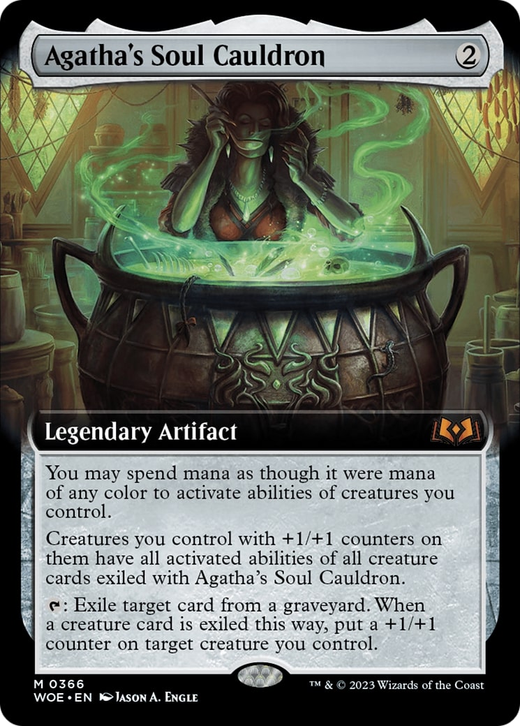 Agatha's Soul Cauldron - Borderless (Foil)