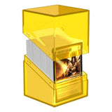 Ultimate Guard - Boulder Deck Case 100+ Standard Size Clear - Amber