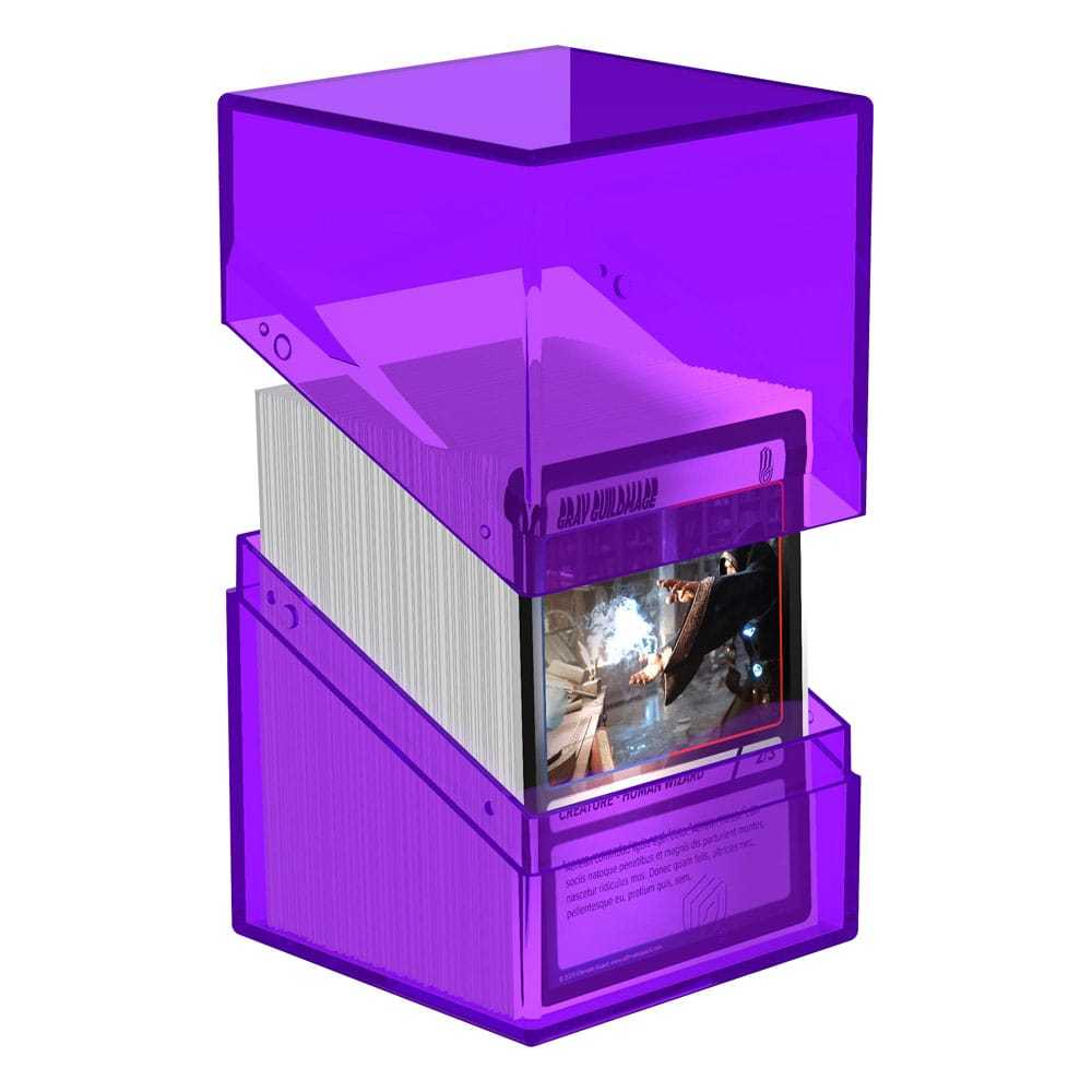 Ultimate Guard Boulder Deck Case 100+ Standard Size Clear - Amethyst
