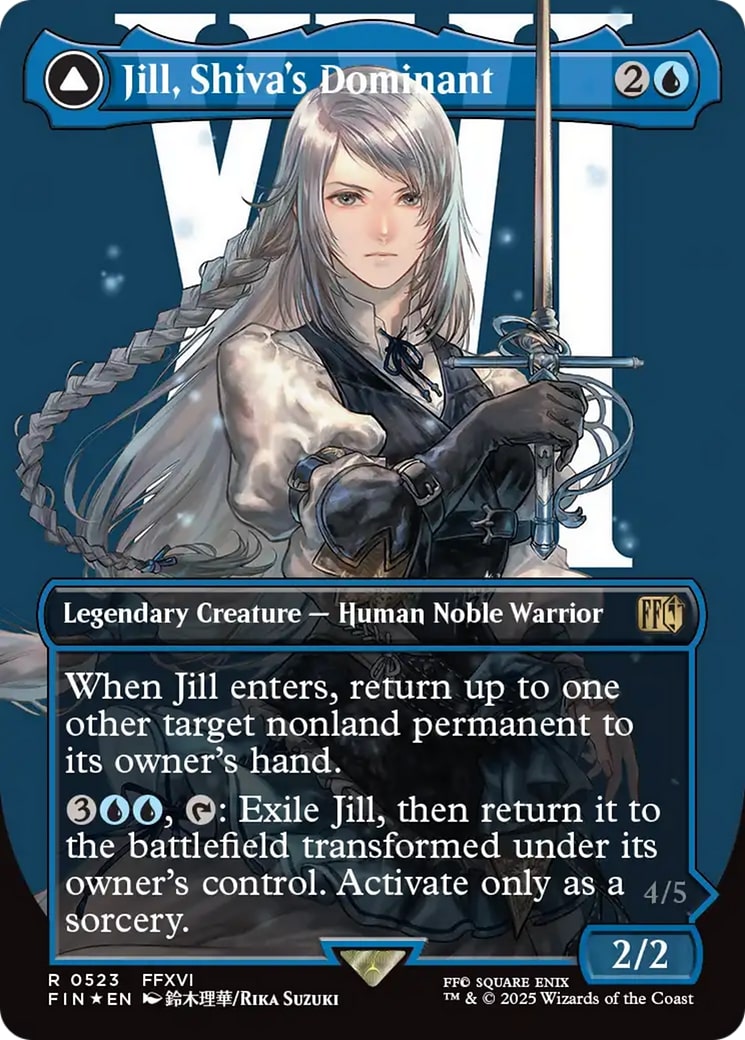 Jill, Shiva's Dominant // Shiva, Warden of Ice (Surge Foil)