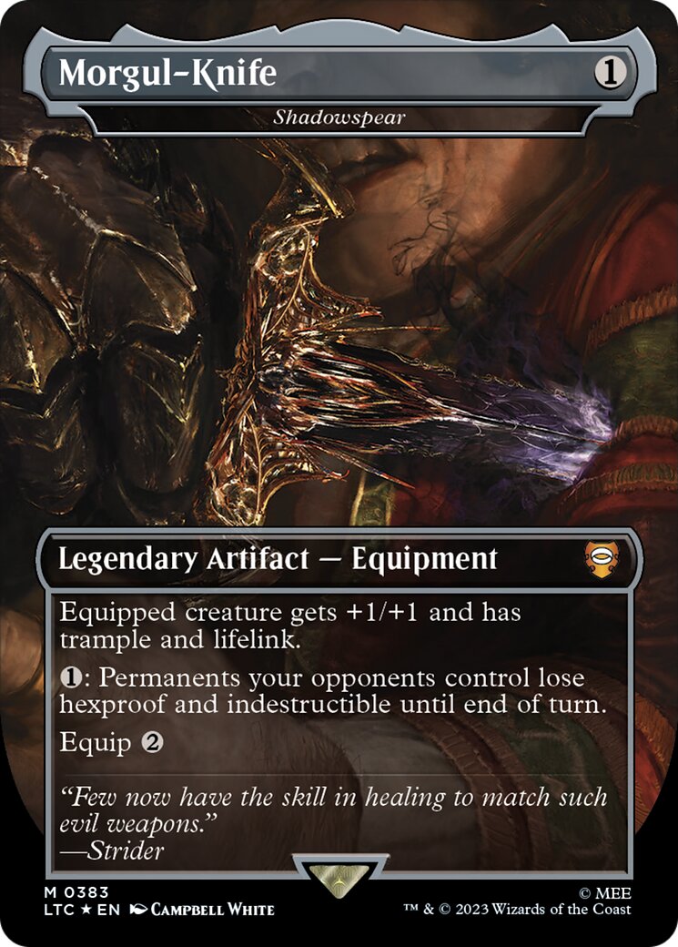 Shadowspear / Morgul-Knife (Surge foil)