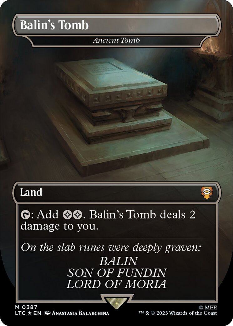 Ancient Tomb / Balin's Tomb - Tales of Middle-earth Commander (Foil)