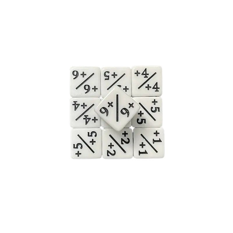 20-pack Positive/Negative Counterstärningar D6