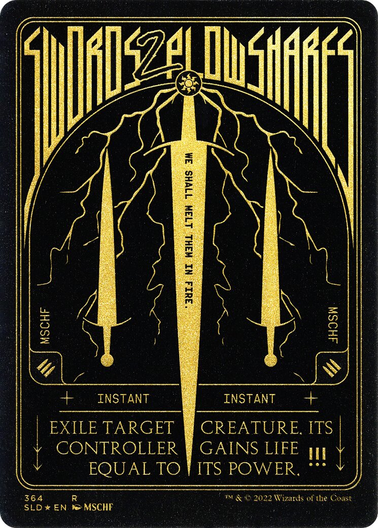 Swords to Plowshares - Secret Lair Drop (Etched foil)