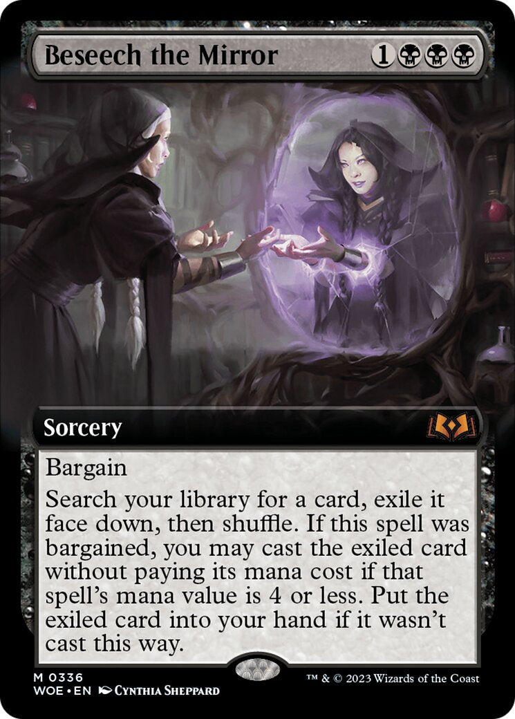 Beseech the Mirror - Wilds of Eldraine (Alt art, Foil)